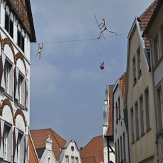 markplatz seiltanzer